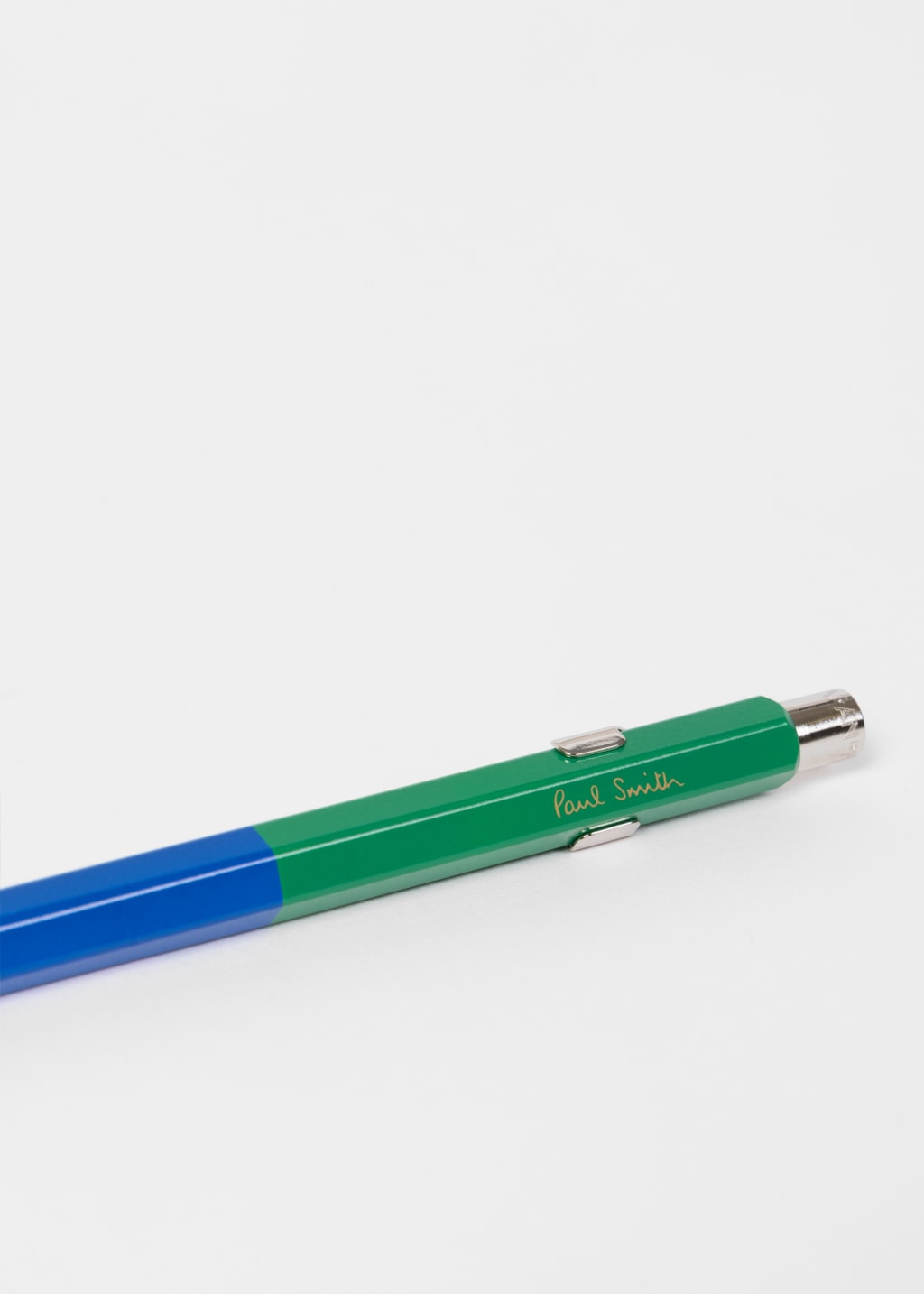 Achat Stylo Bille Caran d'Ache 849 PAUL SMITH Cobalt Blue & Emerald Green - Édition Limitée