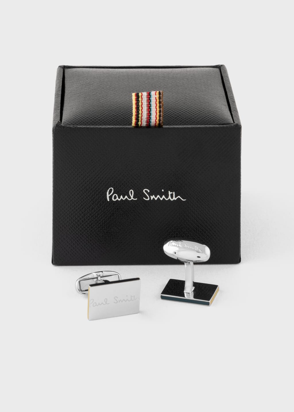 Detail View - Logo 'Artist Stripe' Cufflinks Paul Smith