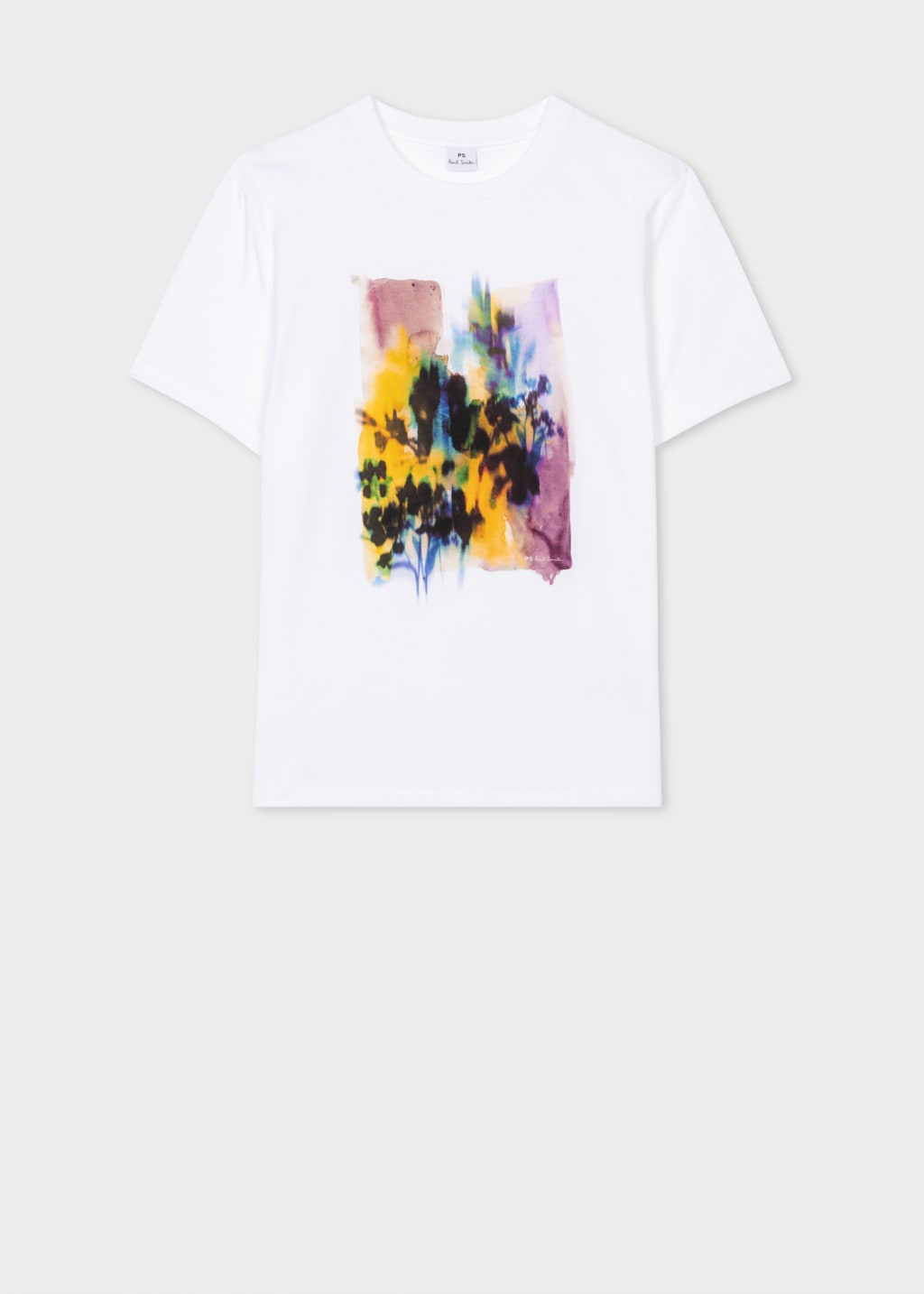 Women's Cotton 'Watercolour Floral' T-Shirt