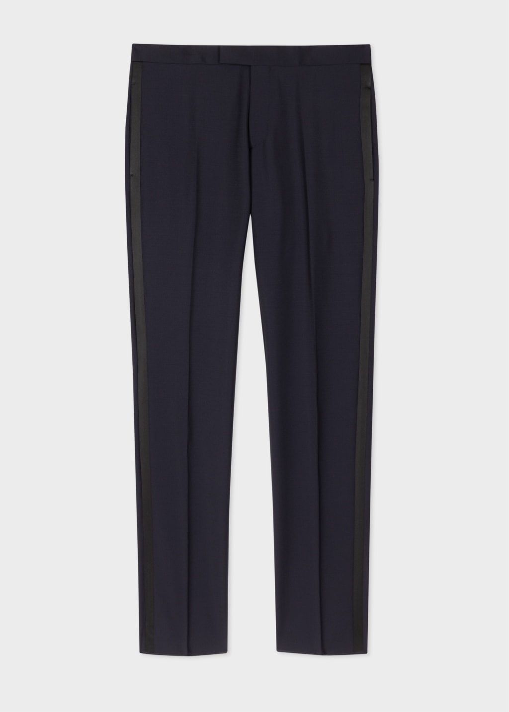 Product View - Slim-Fit Navy Wool-Mohair Evening Trousers