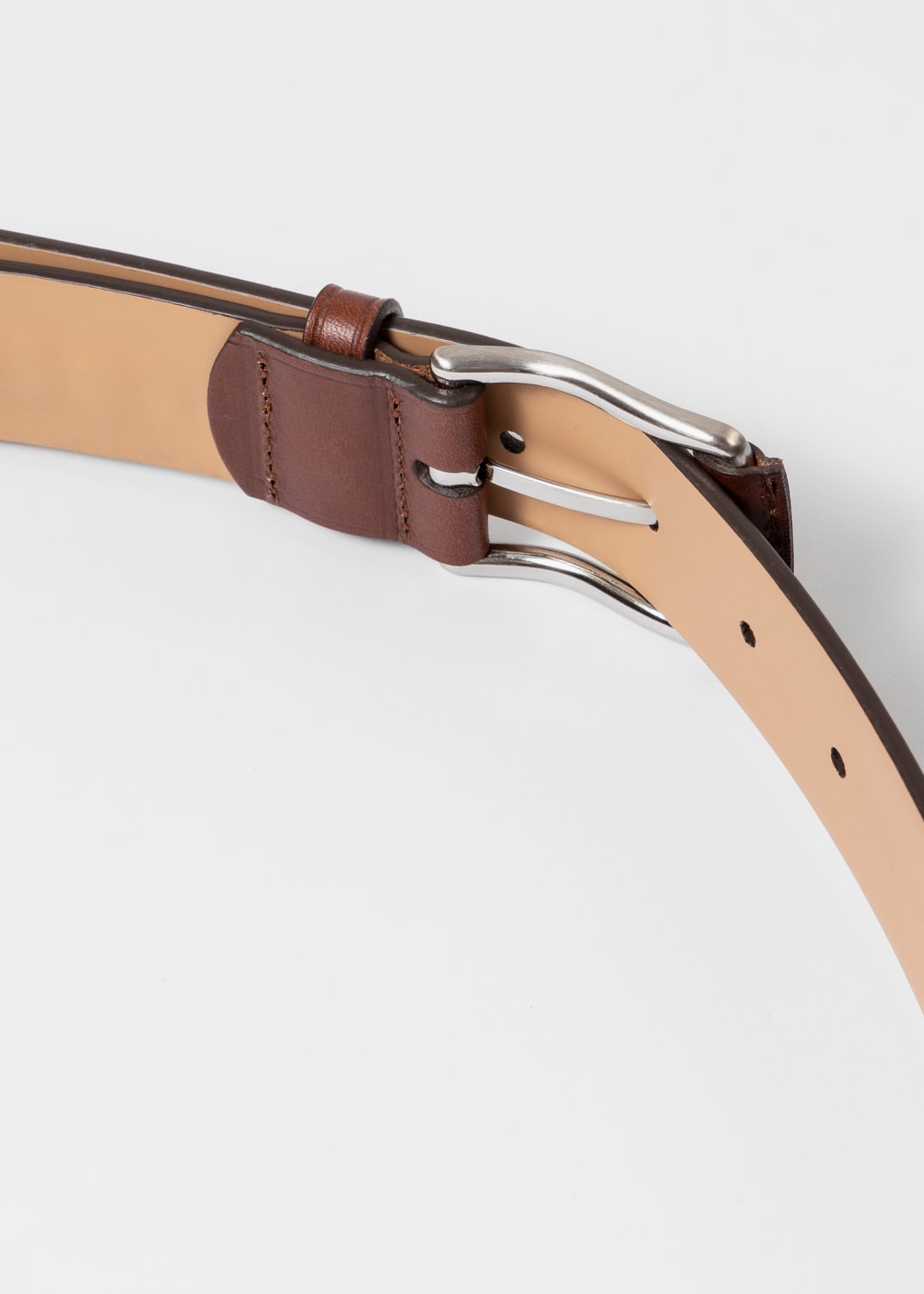 Regular Frame Belt in Tan