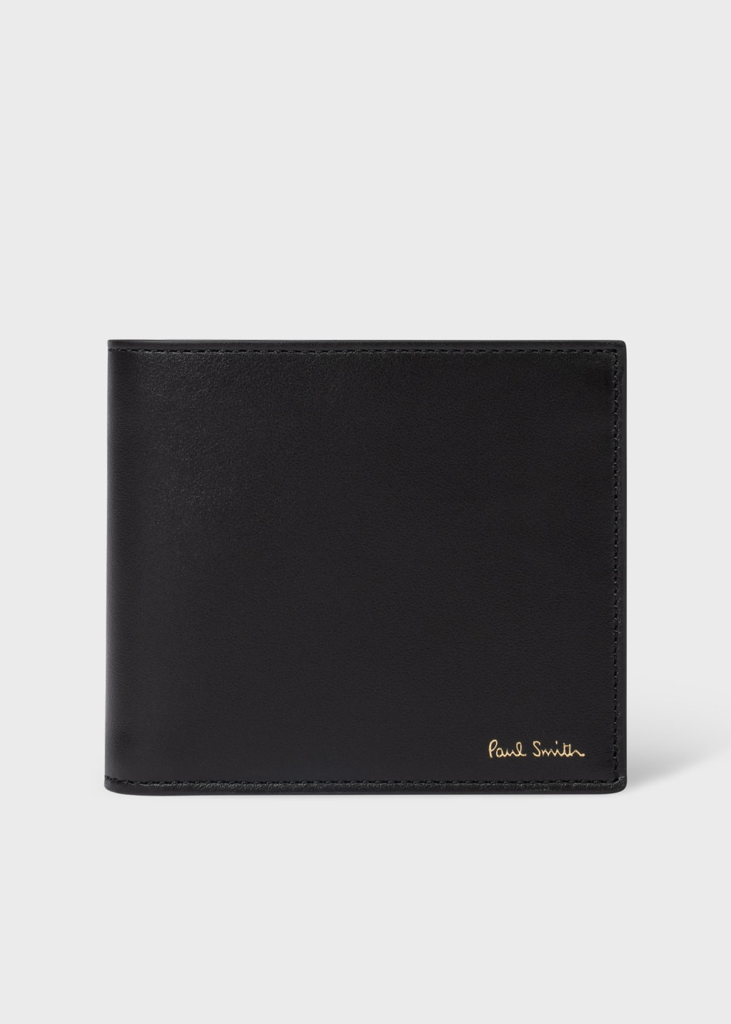Product View - Black Leather 'Year Of The Dragon' Billfold Wallet by Paul Smith