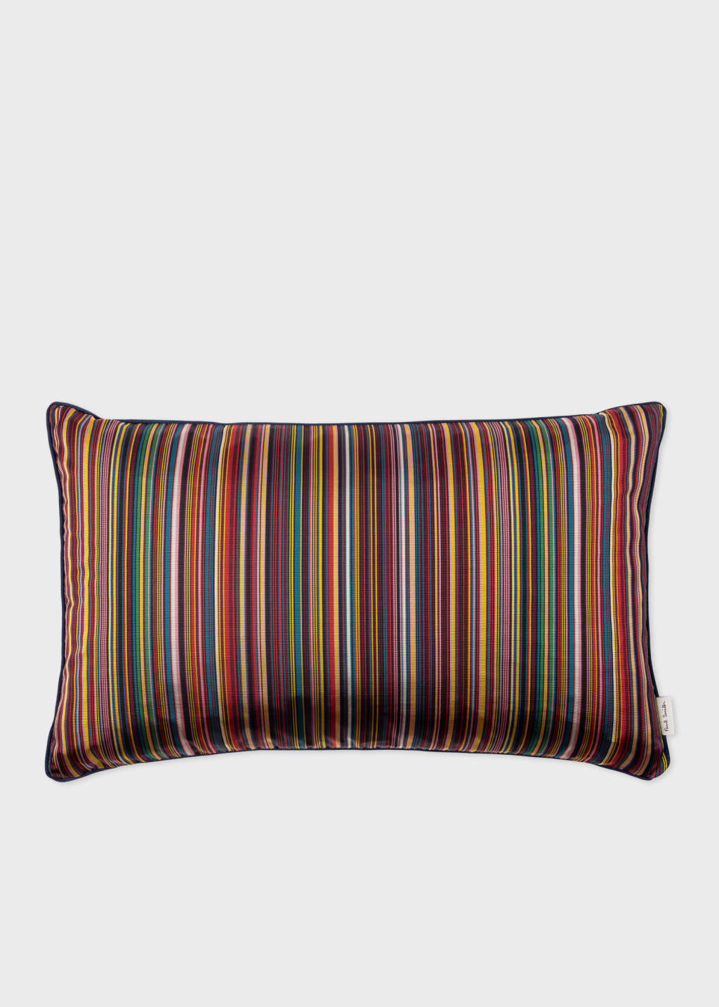 'Signature Stripe' Silk Bolster Cushion