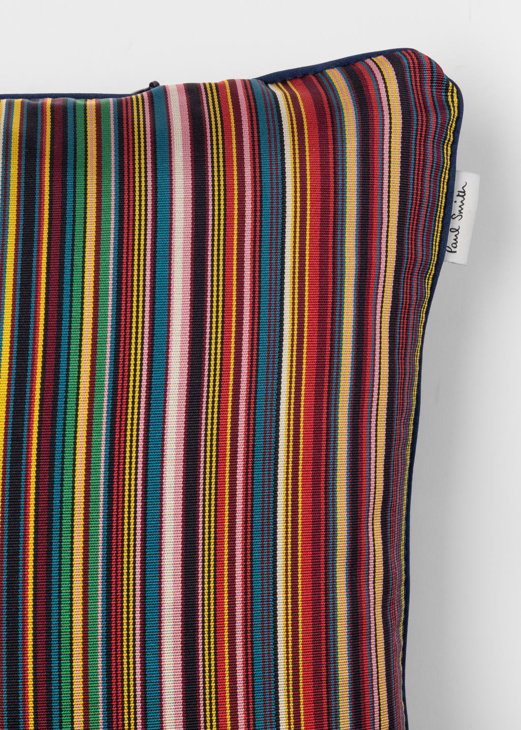 'Signature Stripe' Silk Bolster Cushion