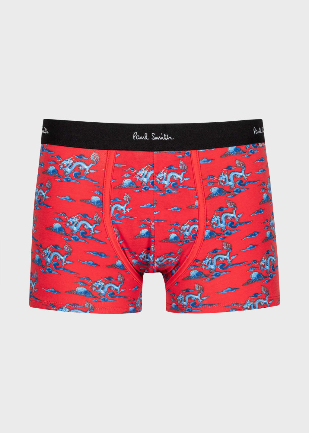 Front View - Red 'Year Of The Dragon' Boxer Briefs Paul Smith