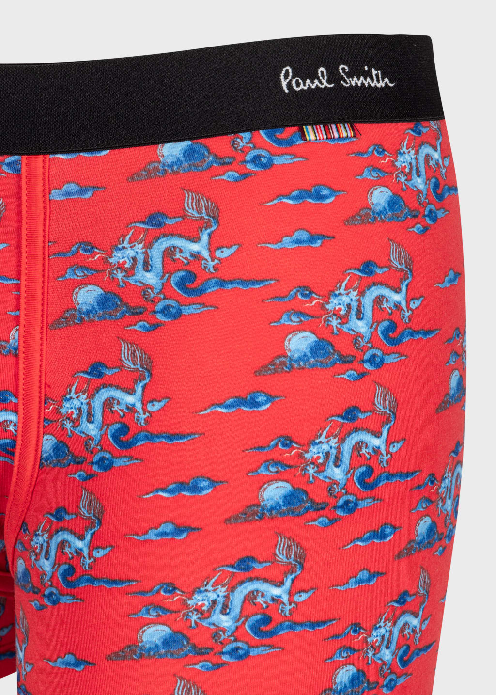 Detail View - Red 'Year Of The Dragon' Boxer Briefs