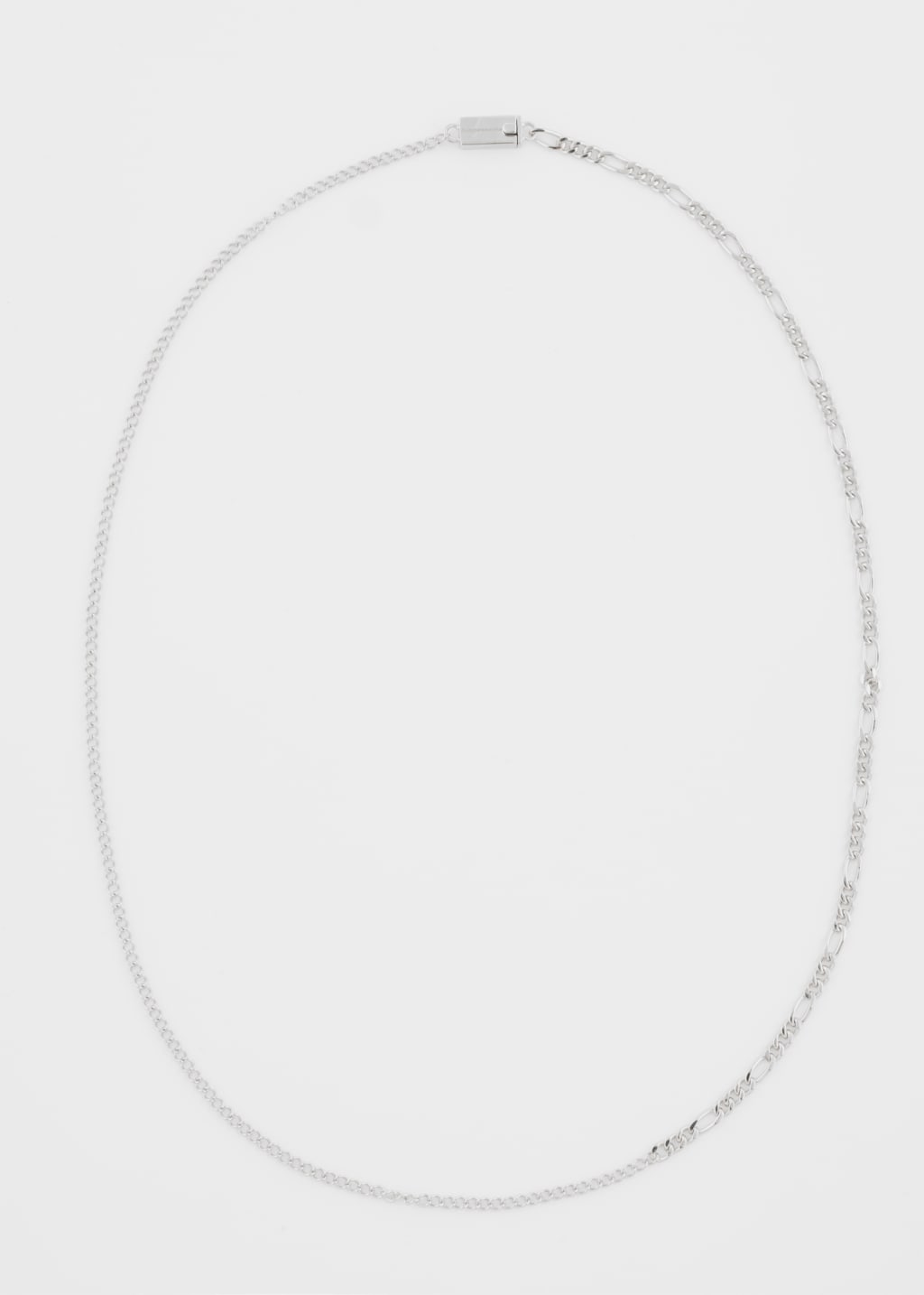 Front View - Platinum Plated Sterling Silver Necklace by Completedworks Paul Smith