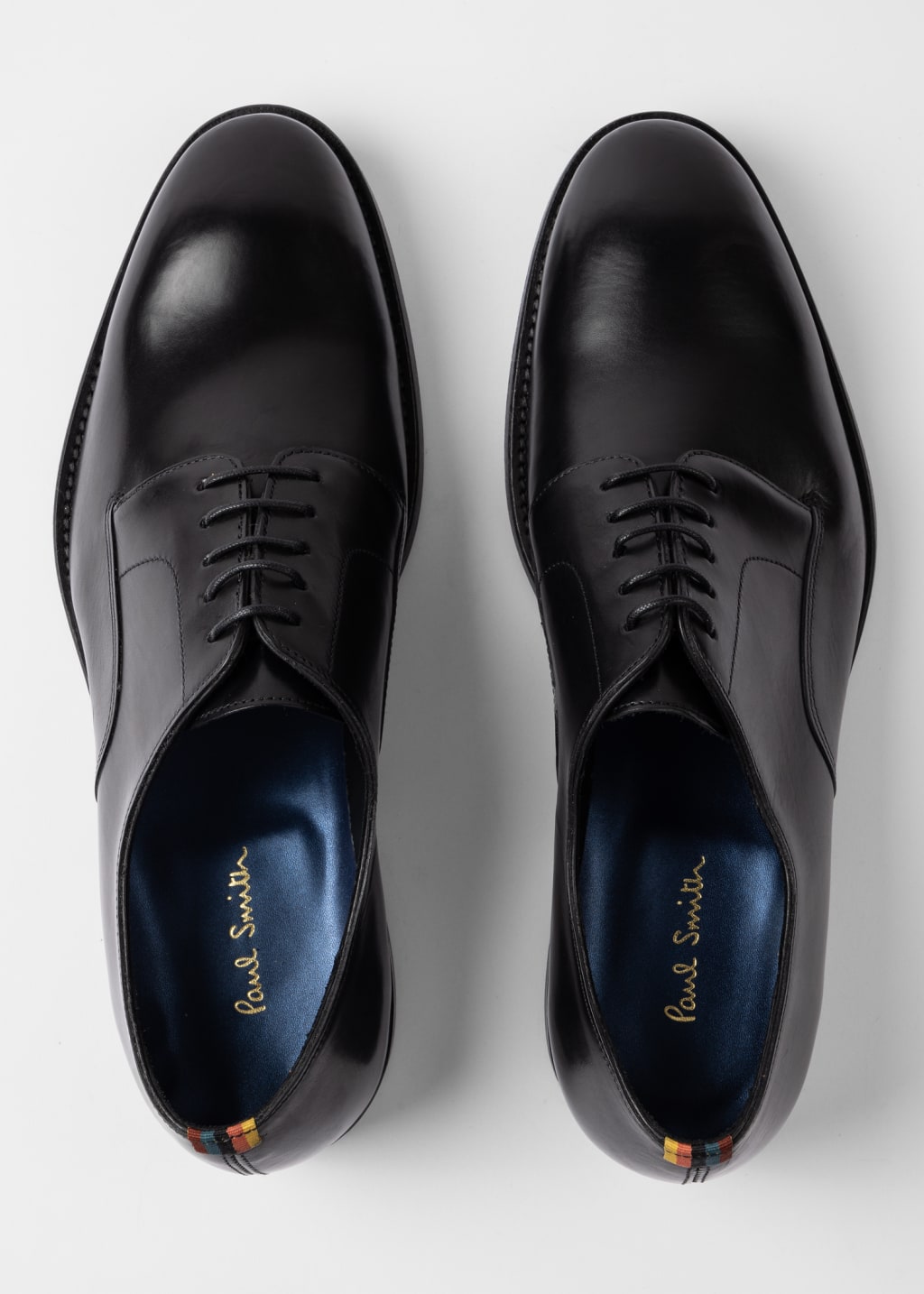 Detail View - Black Leather 'Fes' Shoes Paul Smith