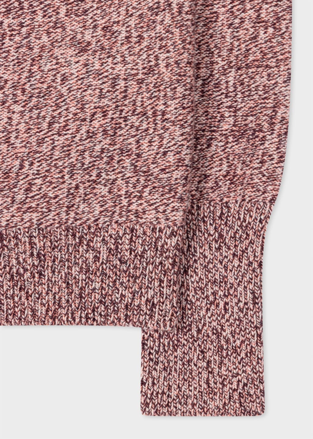 Detail View - Women's Pink Fleck 'Happy' Sweater Paul Smith