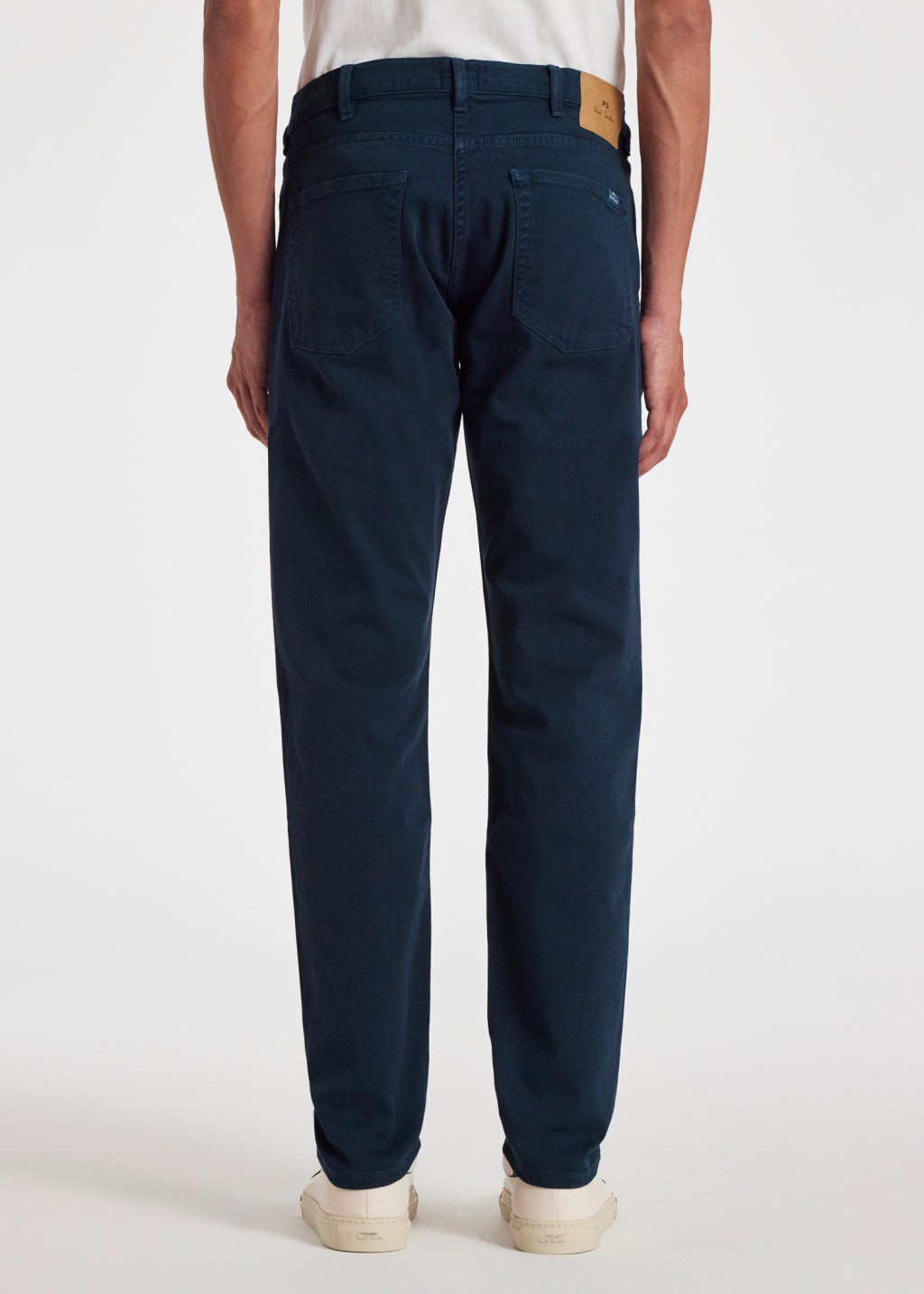 TaperedFit Garment Dyed Navy Jeans