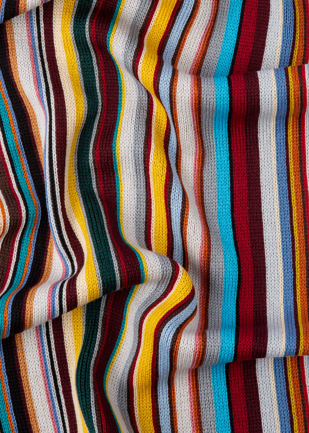 Detail View - Merino Wool 'Signature Stripe' Scarf Paul Smith