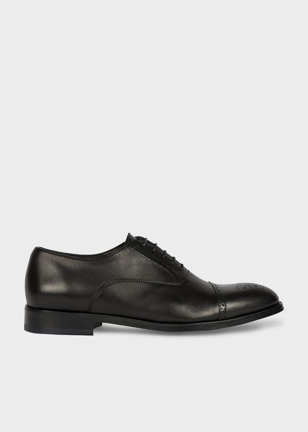 Product View - Black Leather 'Maltby' Shoes by Paul Smith