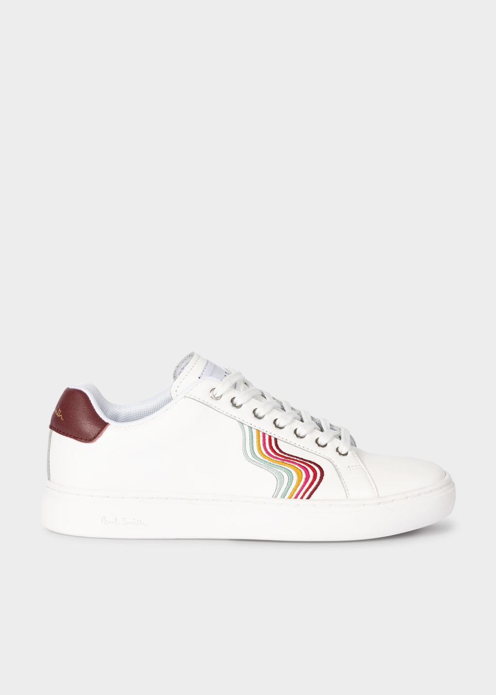 Product View - Women's White 'Lapin' Swirl Trainers by Paul Smith