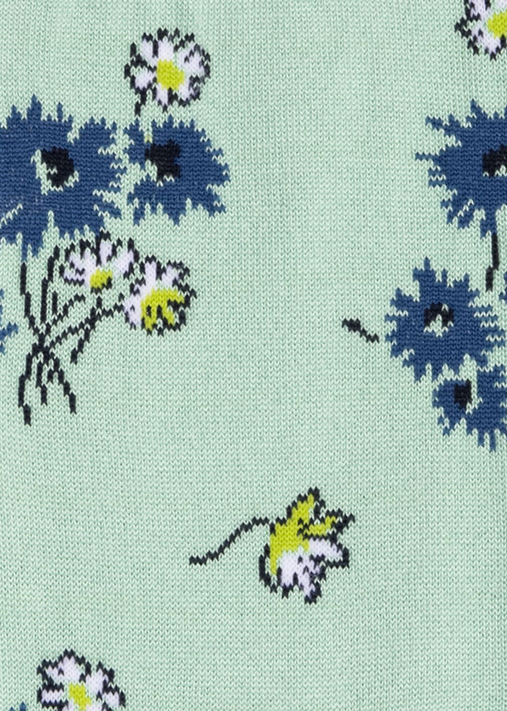 Men's Sage Green 'Narcissus Floral' Socks