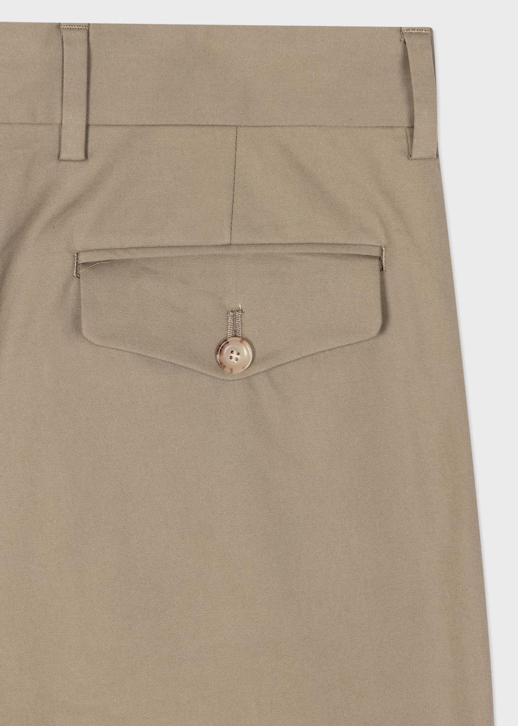 Product view -Washed Khaki Fine Cotton-Twill Chinos