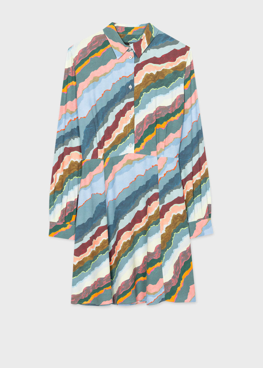 Product View - Women's 'Torn Stripe' Shirt Dress by Paul Smith