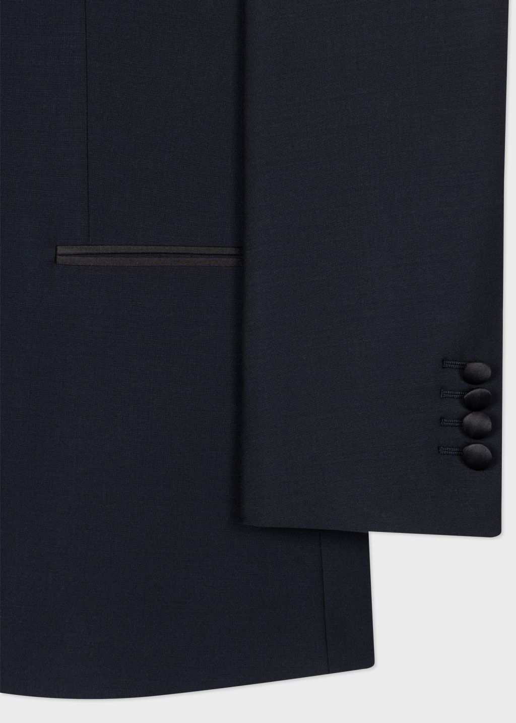 Product view - Slim-Fit Dark Navy Wool-Mohair Evening Blazer