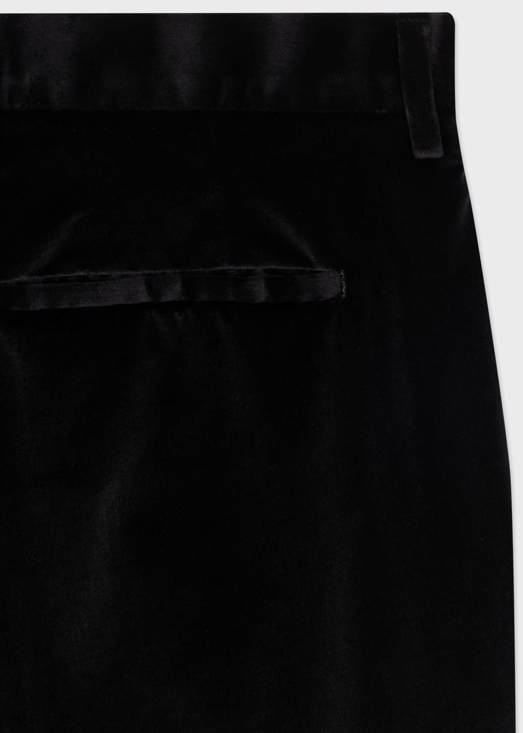 Men's SlimFit Black Velvet Pants