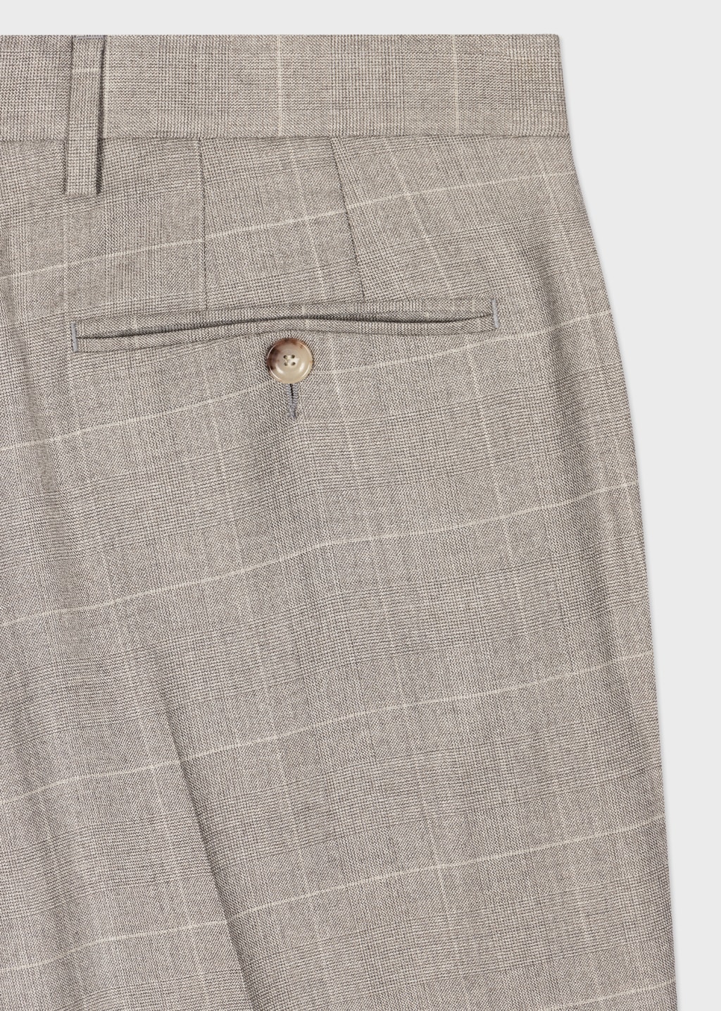 Product View - Tailored-Fit Grey Multi-Check Wool Buggy-Lined Suit by Paul Smith
