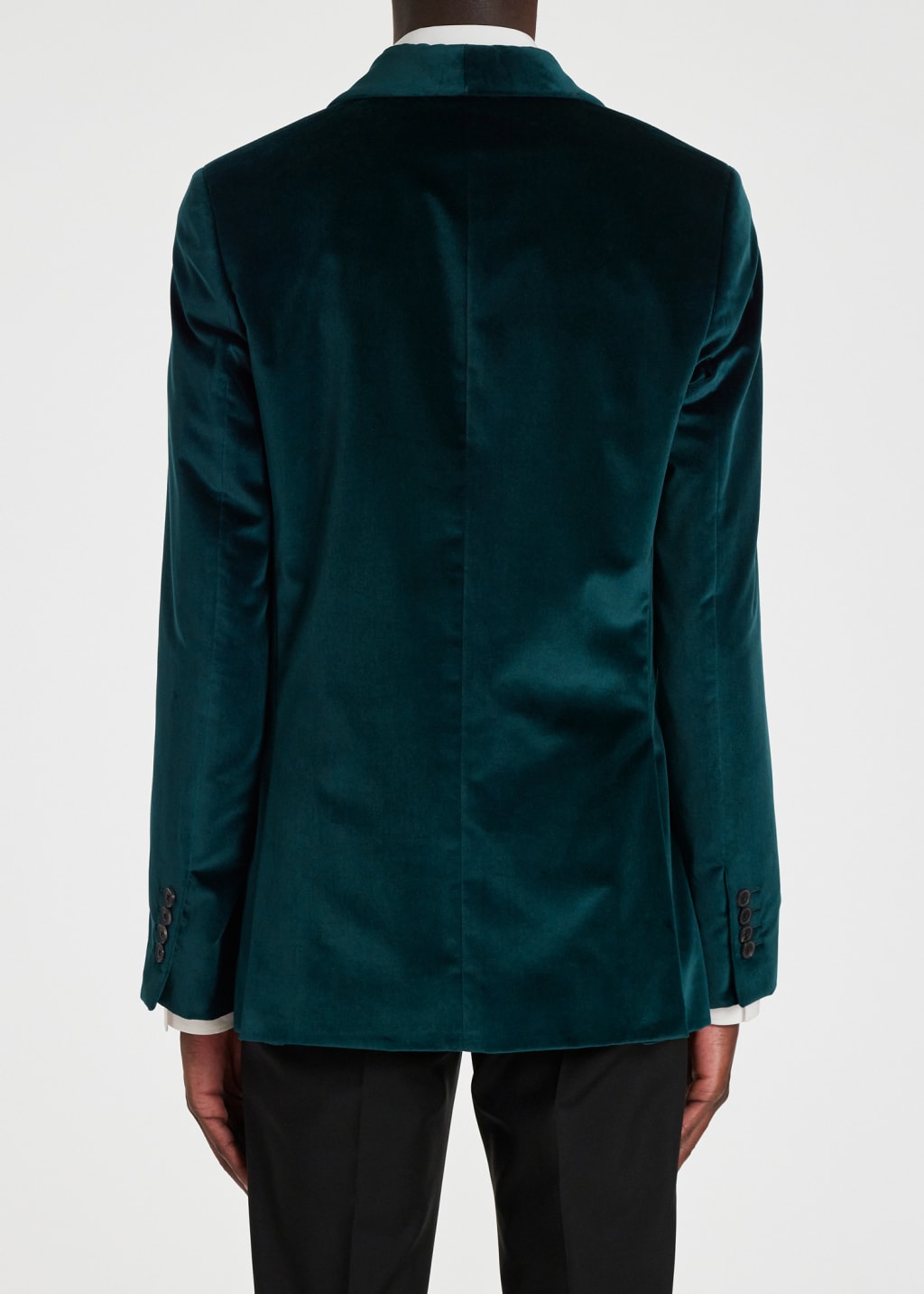 Velvet Blazer Teal main image 1