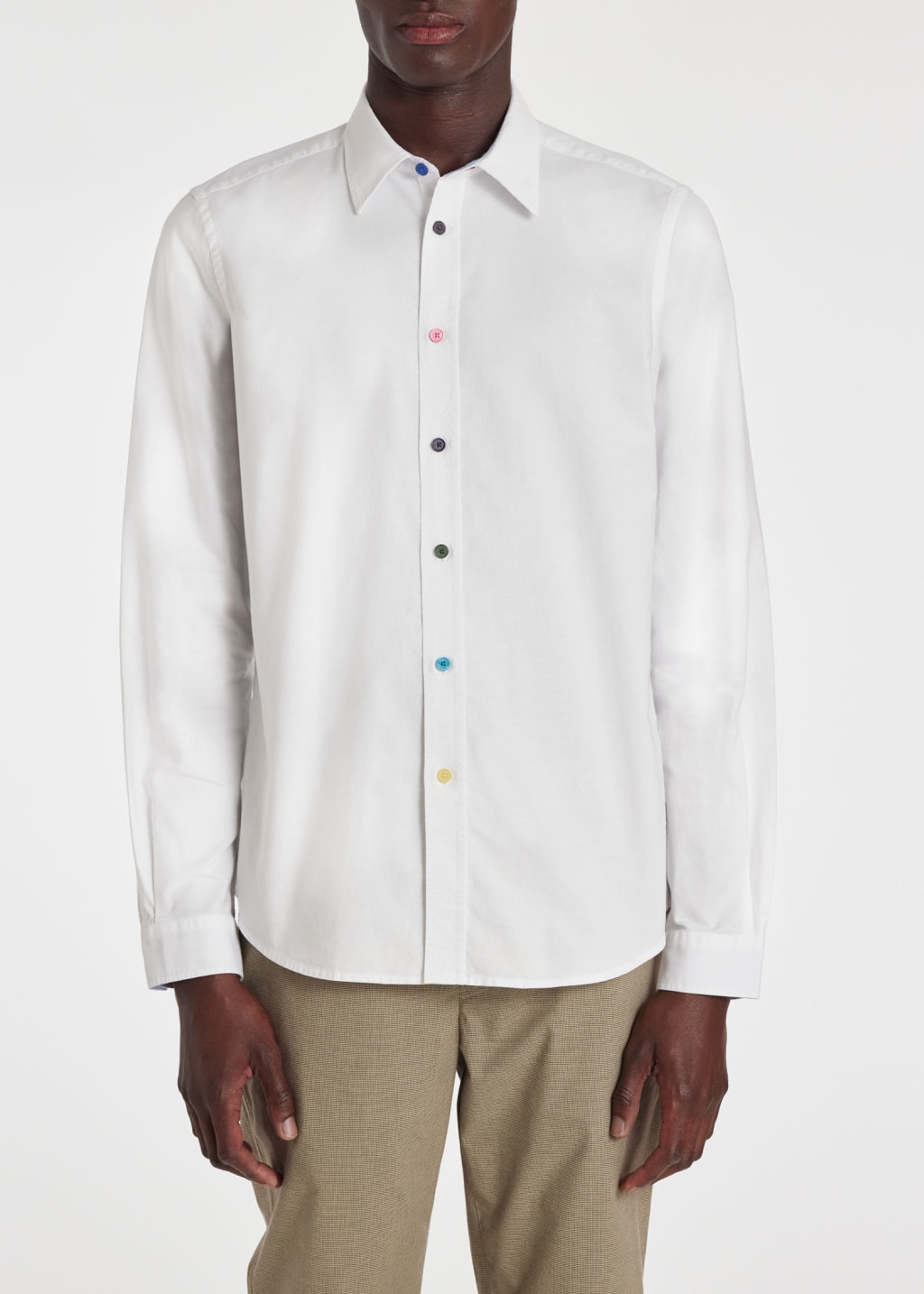 Solid White Oxford Classic Custom Shirt 100c 80/2*80/2 Sai038a main image 0