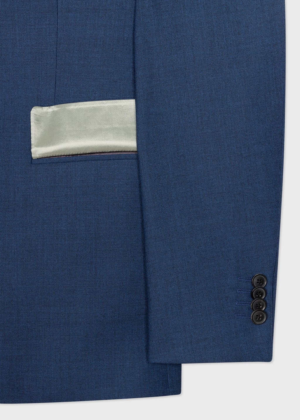 Detail View - The Brierley - Blue Wool 'A Suit To Travel In' Paul Smith