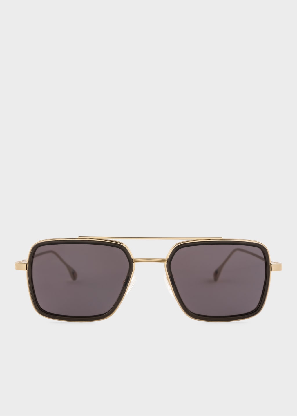 Product view - Gold and Grey 'Hugon' Sunglasses by Paul Smith