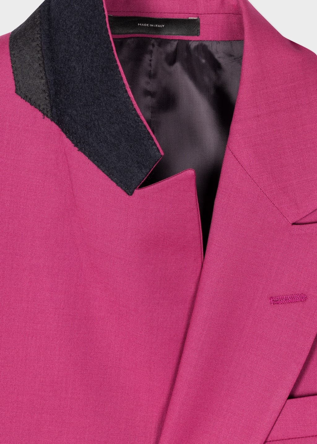 Product View - Tailored-Fit Pink Wool-Mohair Blazer by Paul Smith