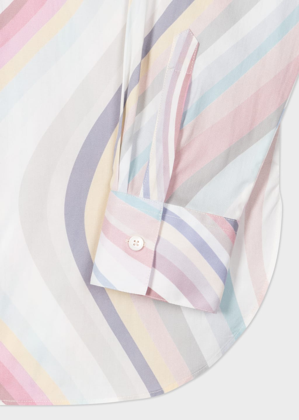 Product View - Women's Faded 'Swirl' Cotton Shirt by Paul Smith