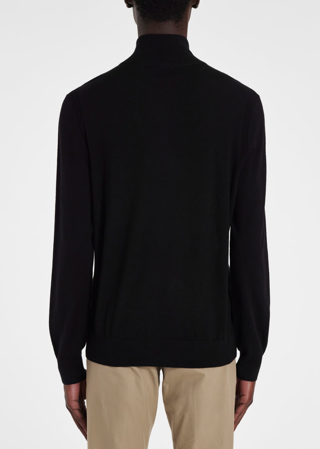 Pull Ralph Lauren Vintage - Noir - Demi-zippé - Taille XL - Occasion Très Bon état