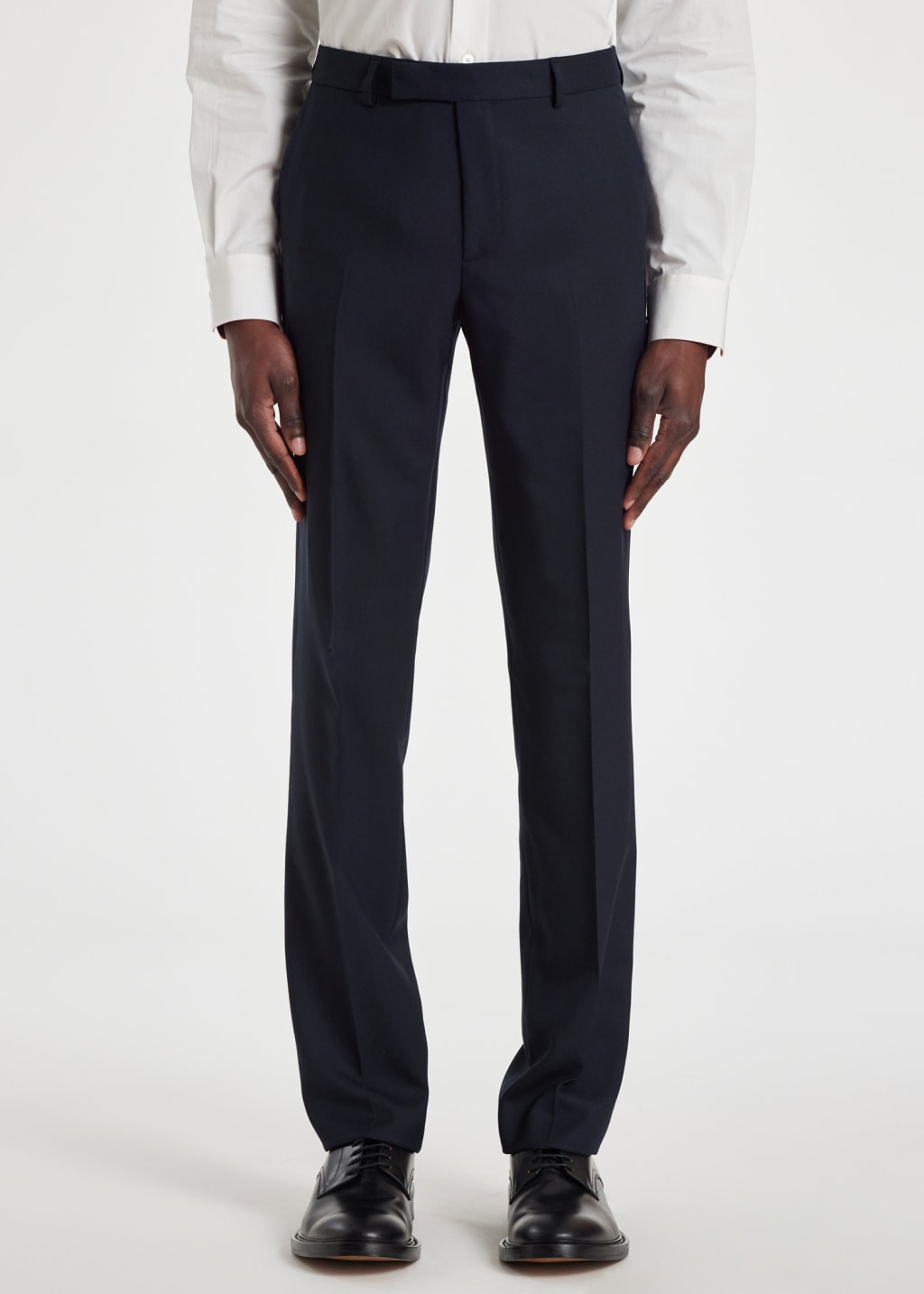 Model View - The Soho - Tailored-Fit Navy Wool 'A Suit To Travel In' Paul Smith