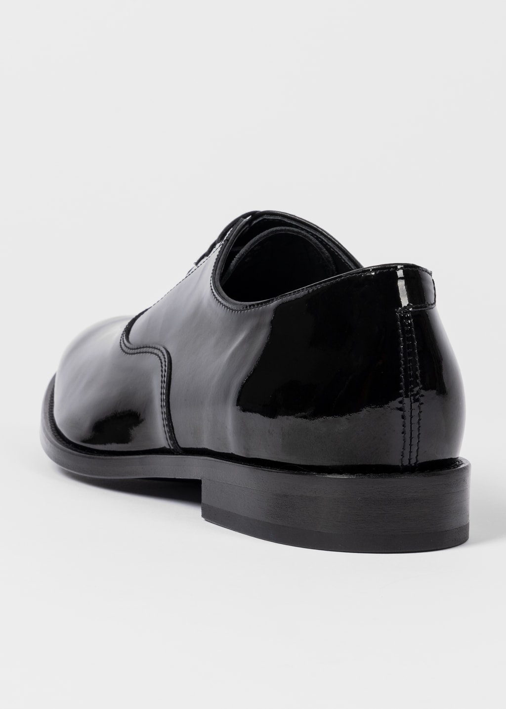 Detail View - Black Patent Leather 'Grant' Shoes Paul Smith