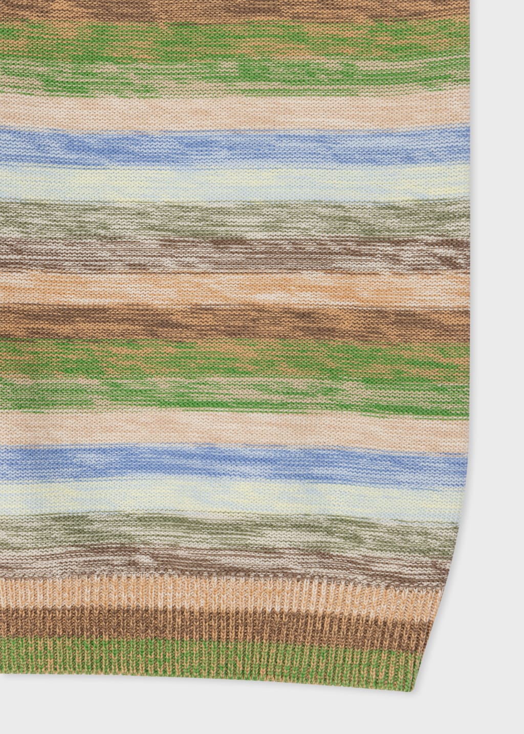Detail View - Women's Green Space Dye Knit Maxi Dress Paul Smith