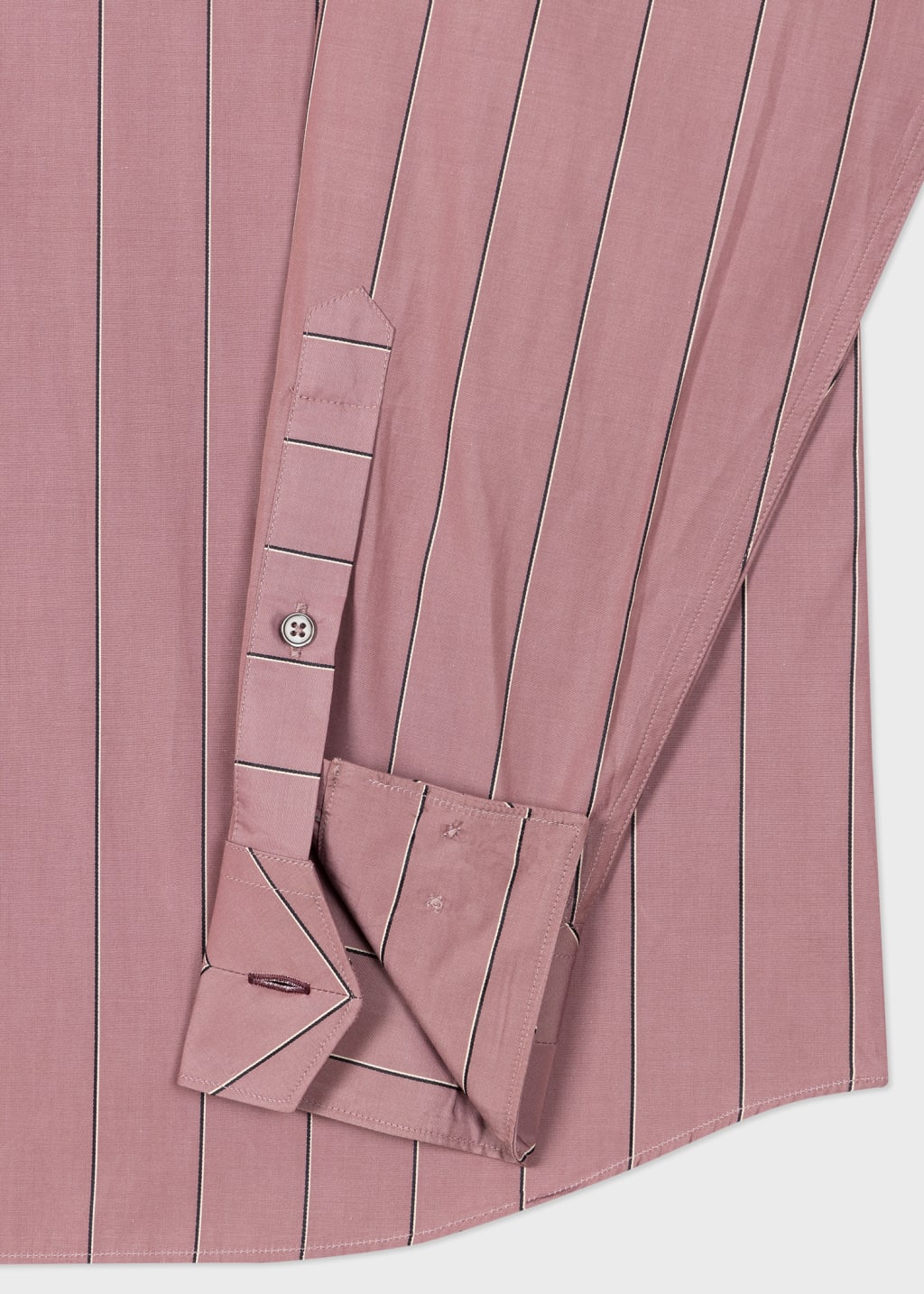 Bay Striped Cotton Shirt Pink