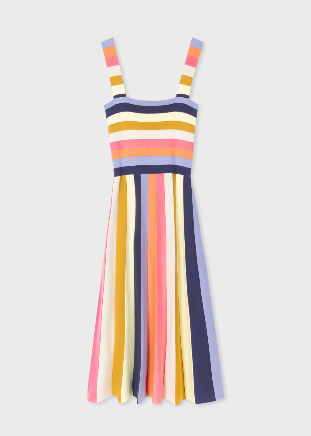 1210732 Multi Colour Patterned Knitted Dress main image 0