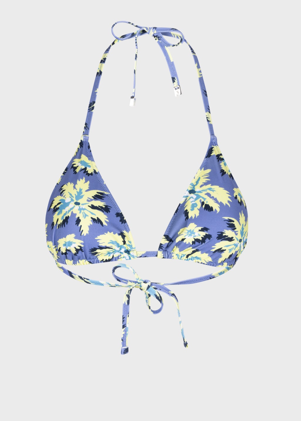 Product view - Women's Cornflower Blue 'Palmera' Triangle Bikini Top