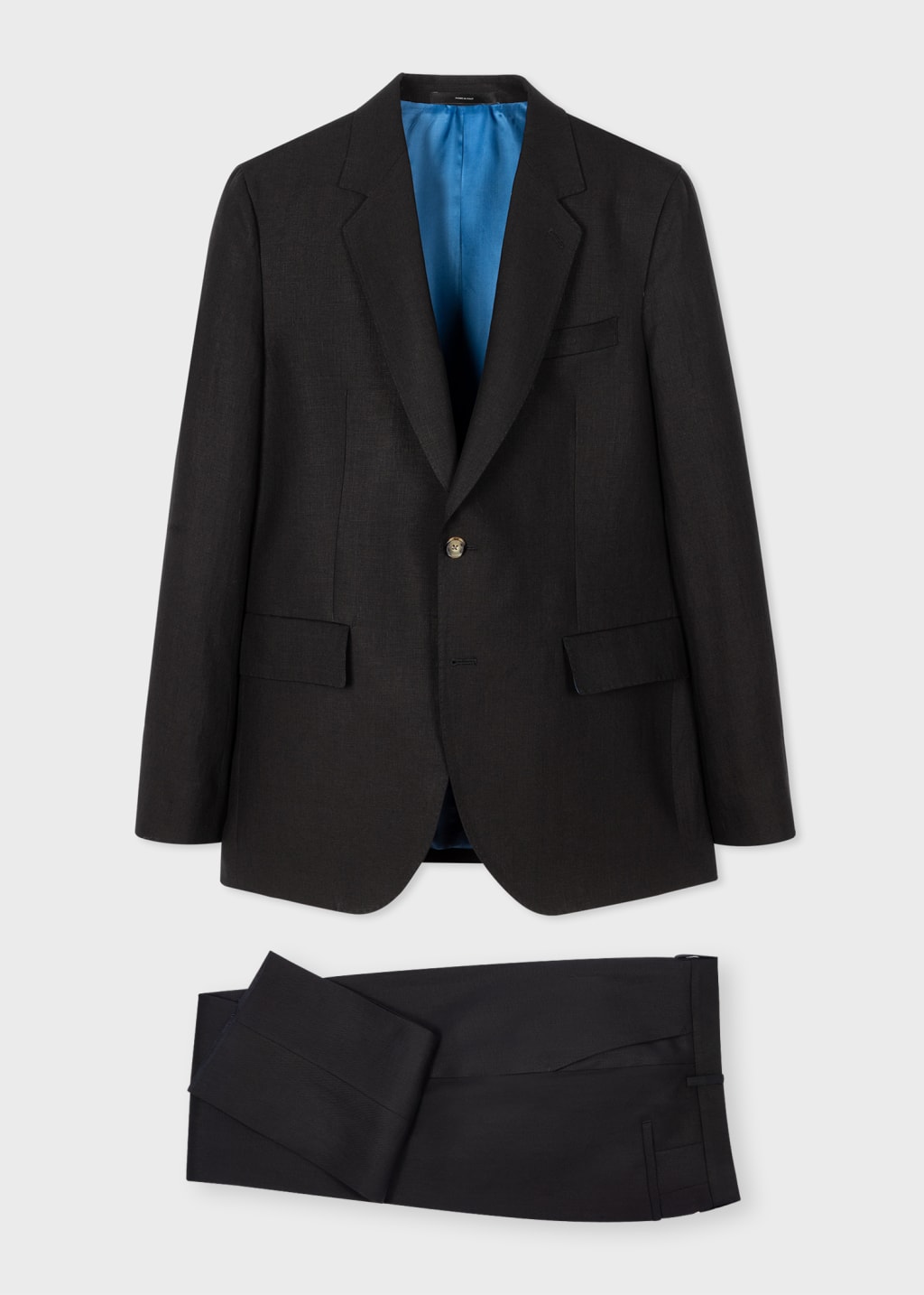 Product View - Black Linen Suit by Paul Smith