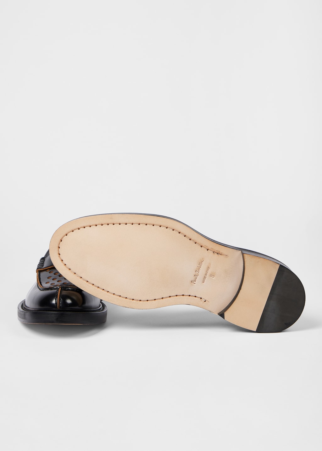 Product view - Black Leather 'Rossini' Loafers