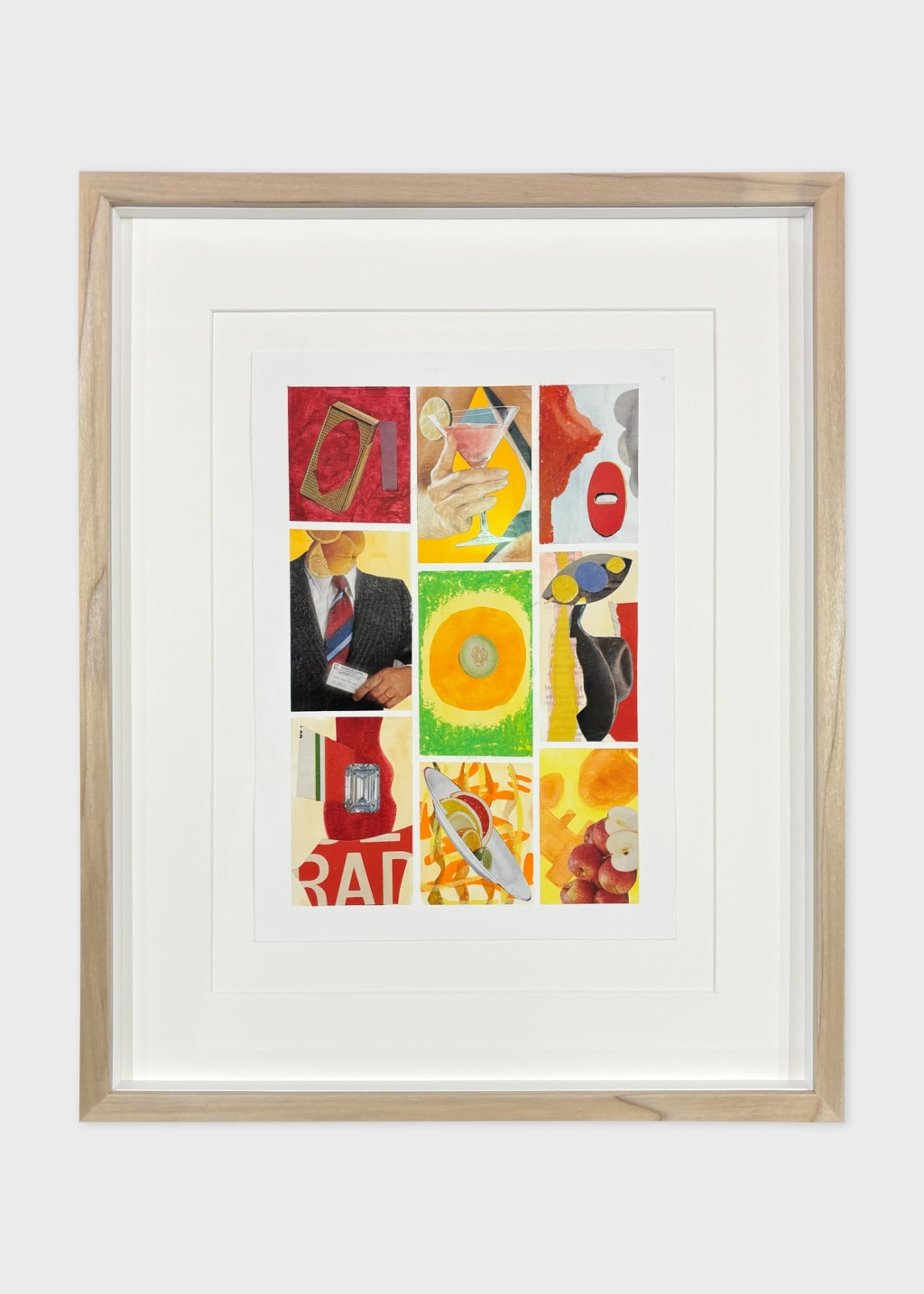 Product View - 'Oval Study' 2023, Original Framed Artwork by Harry Cartwright
