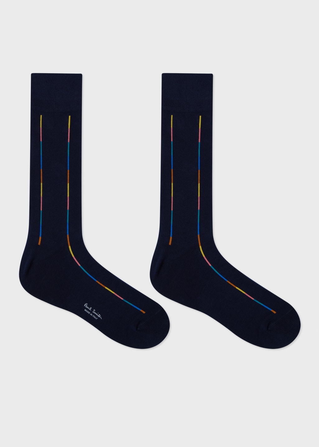 HI SIDE Thin Moto Socks - Navy/Grey, Designed For Motorcross Riding & Everyday Wear