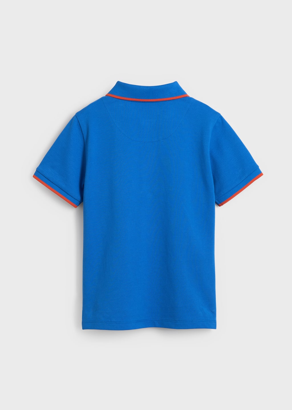 Product view - 2-13 Years Blue Short Sleeve Signature Polo Shirt Paul Smith