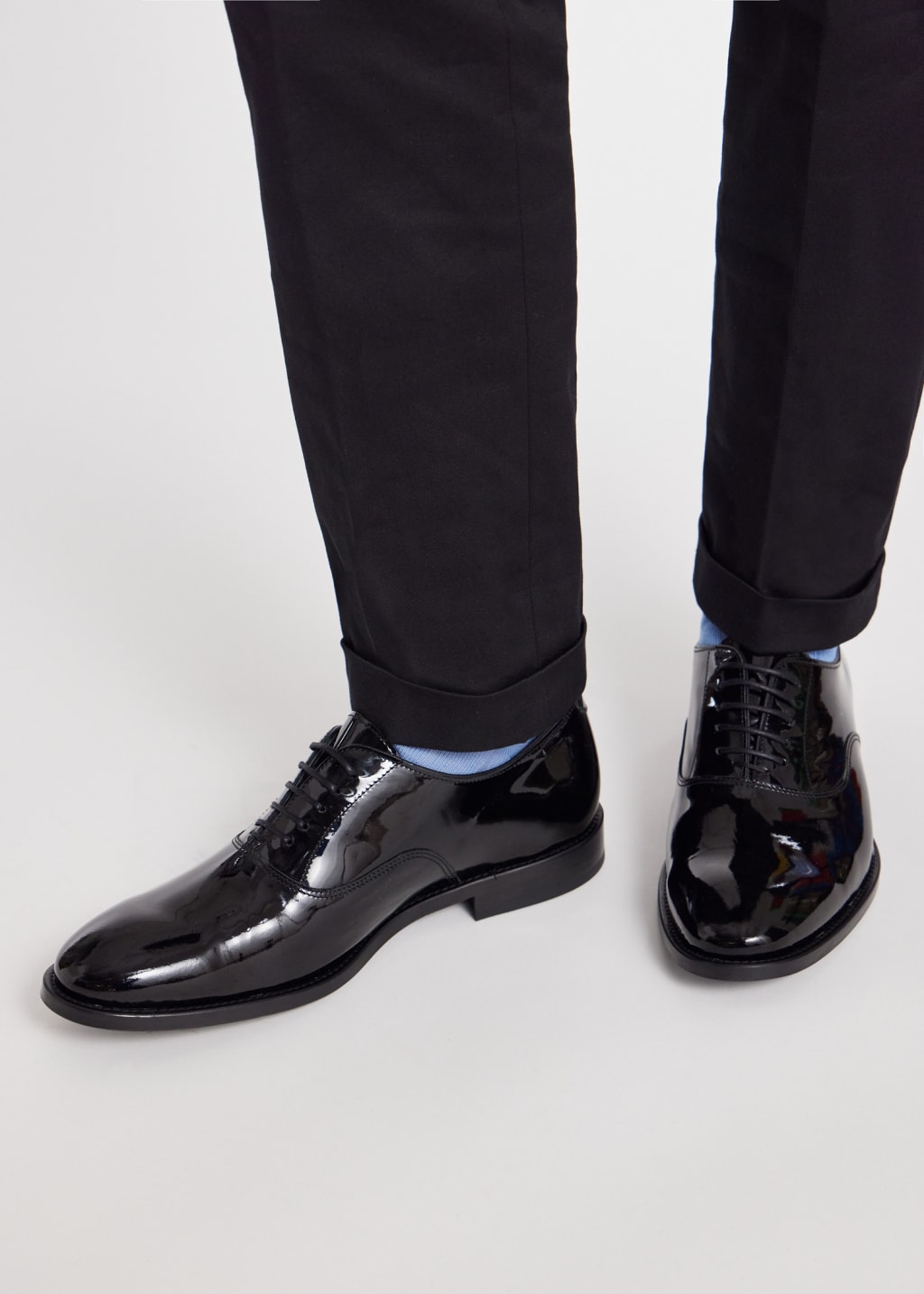 Photo inspiration: Black Patent Leather Shoes With Ultra Mirror Shine For Black Reference: Men S Black Patent Leather Grant Shoes