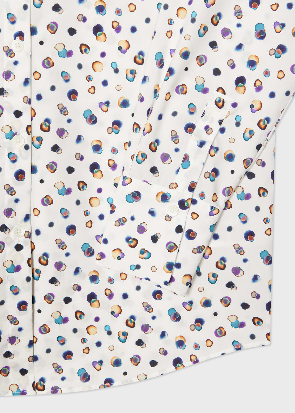 Detail View - Women's 'Polar Lights' Spot Cotton Shirt Paul Smith
