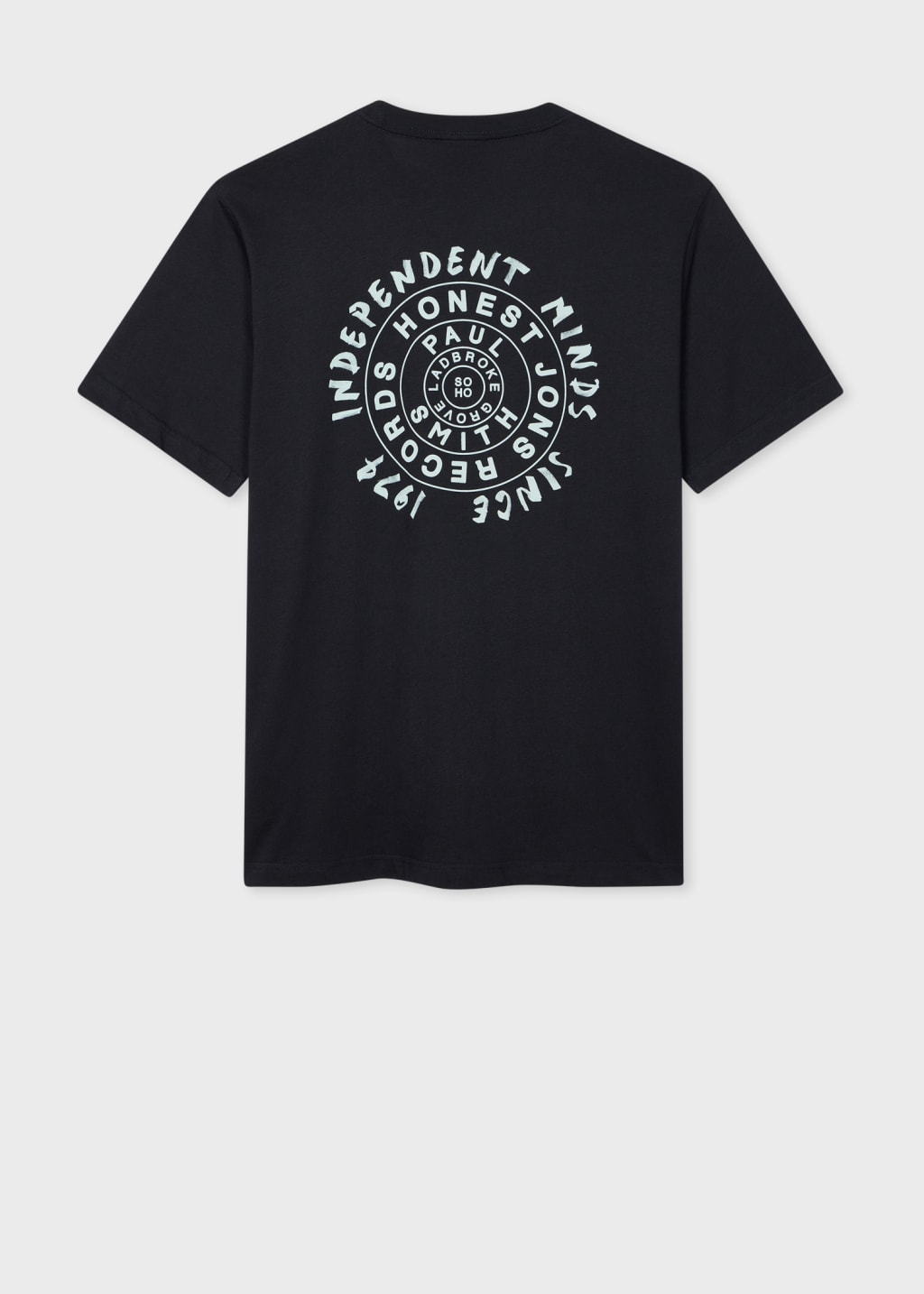 Product view - Navy 'Honest Jon's Records' Print T-Shirt