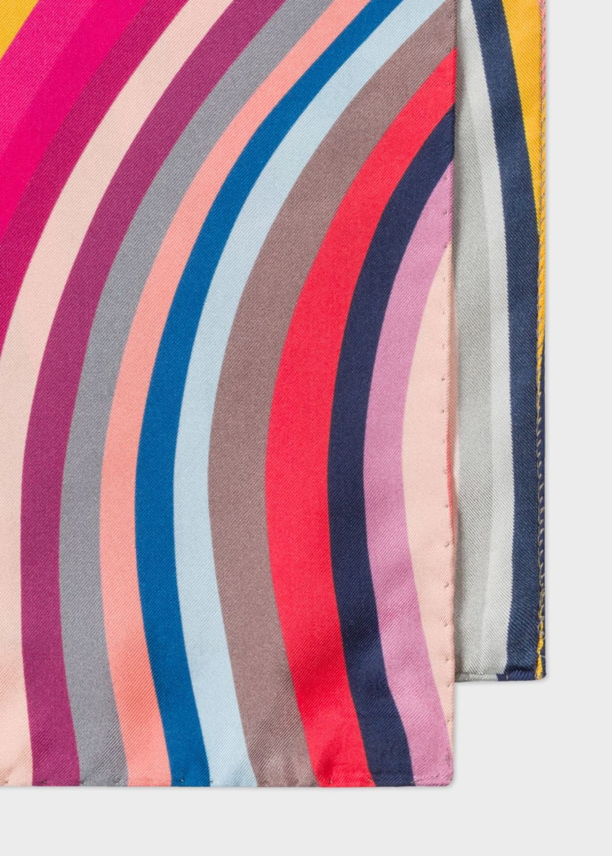 スカーフ PAUL SMITH Woman Scarf Multicolor W1A250BN101 90 Women's Multicolour 'Swirl' Silk Square Scarf
