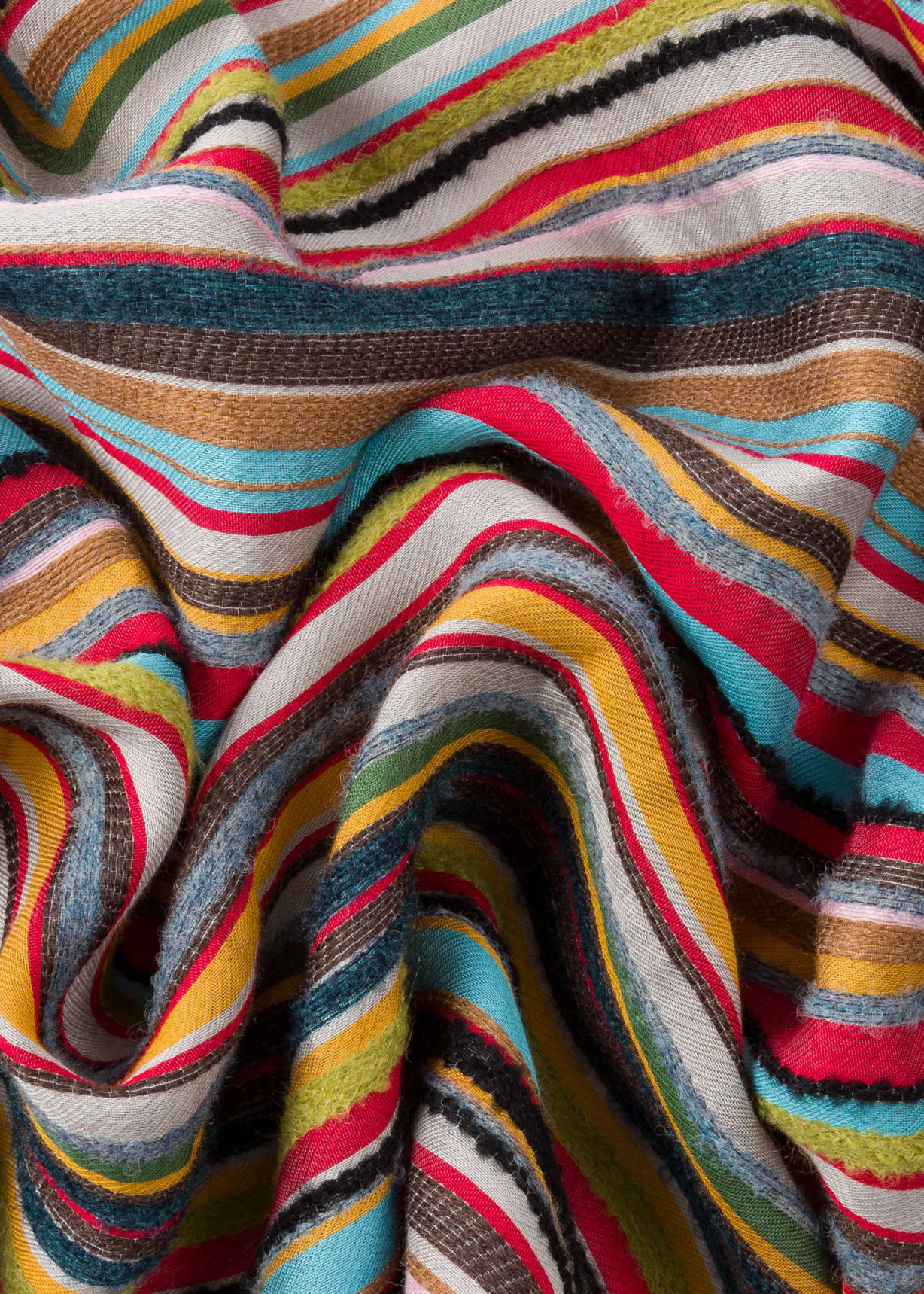 Men's 'Signature Stripe' Textured Scarf