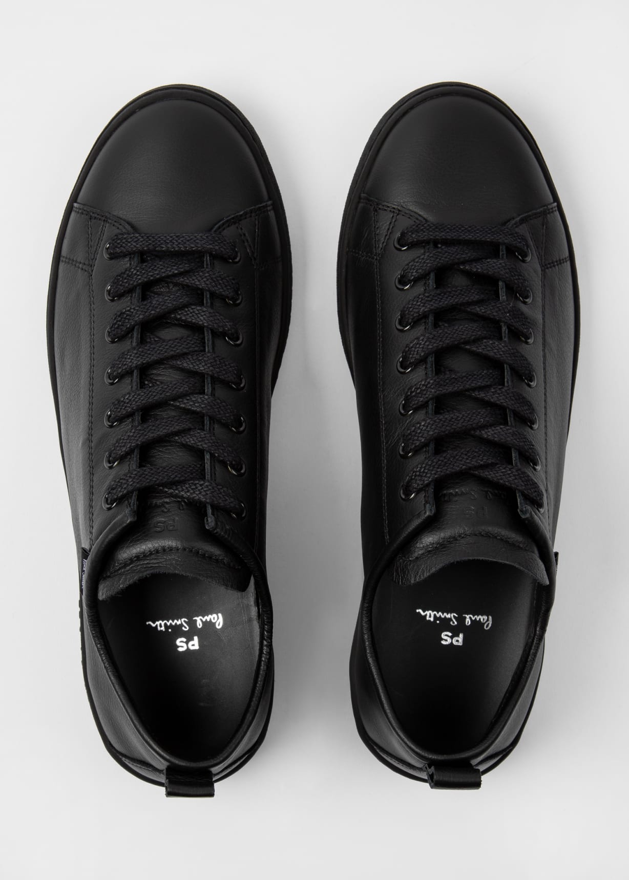 Black 'Miyata' Trainers With Tonal Soles Overhead