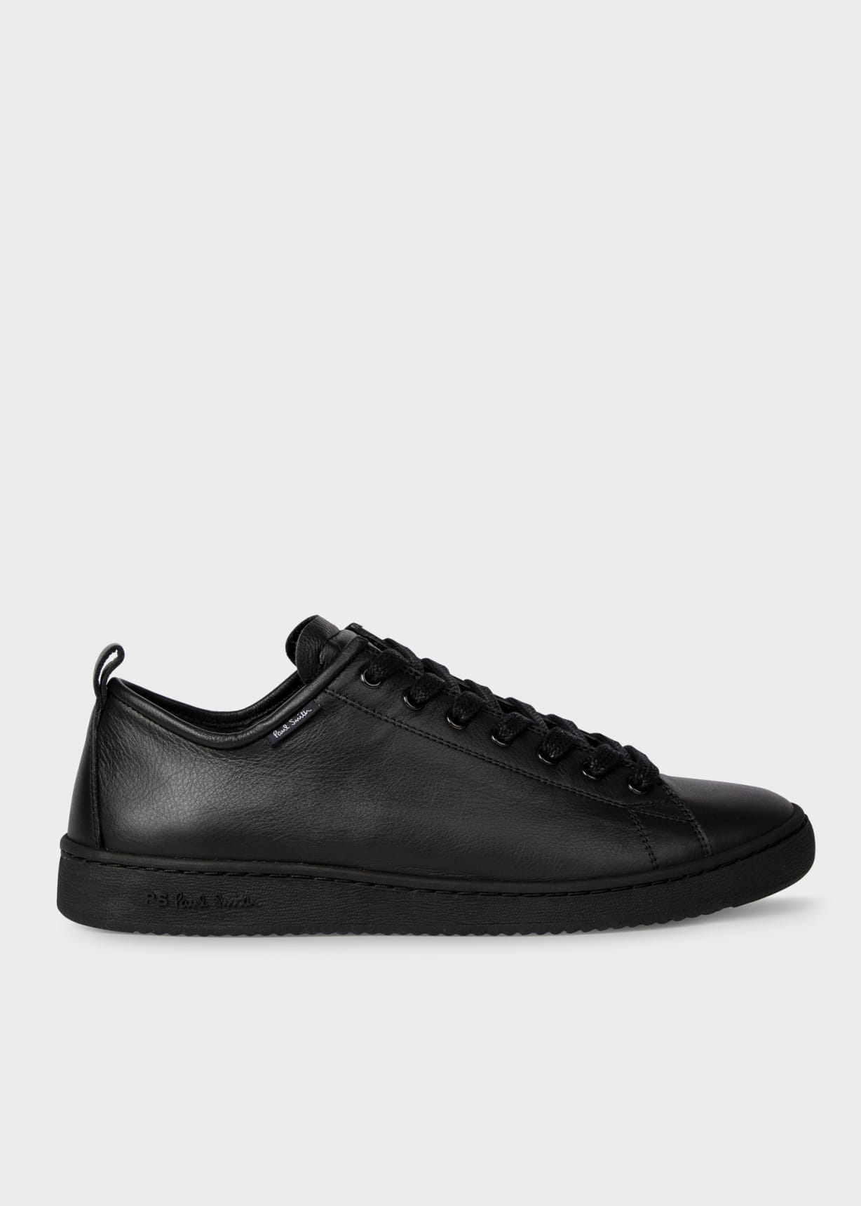Black 'Miyata' Trainers With Tonal Soles Side
