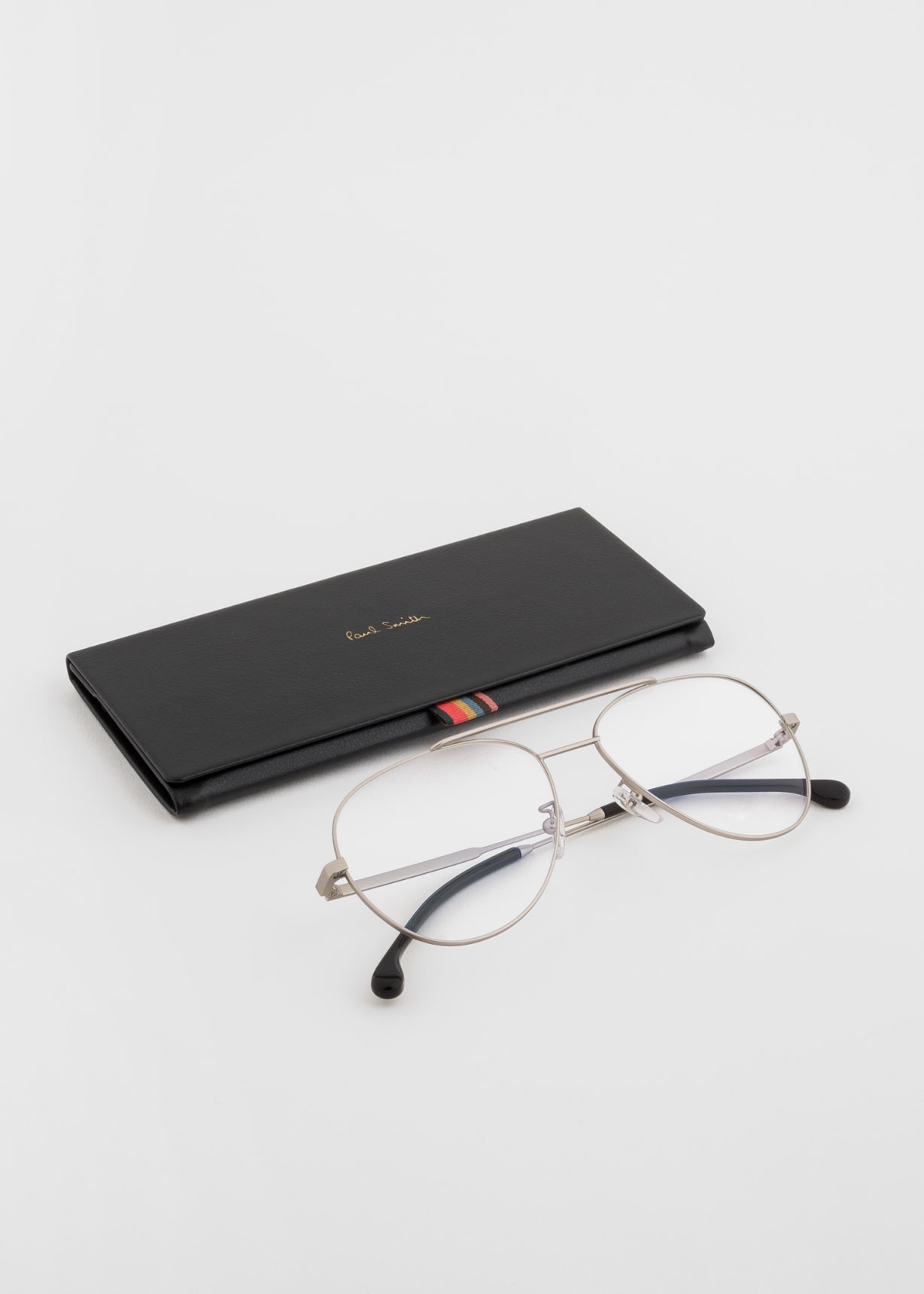 小物 Paul smith Mat Black/silver &BLACK BODY Matte Silver And Black Ink 'Angus' Spectacles