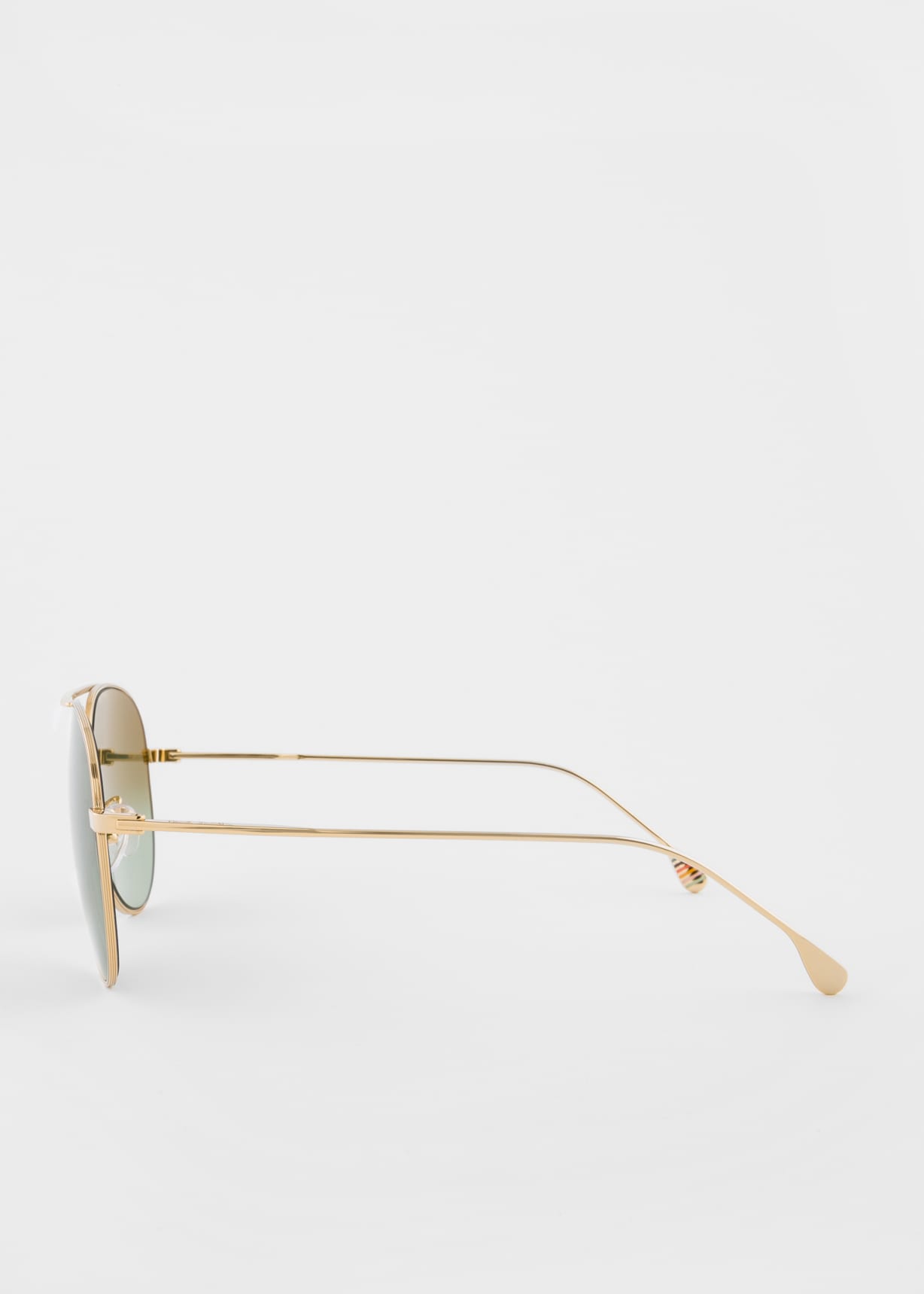 Paul Smith Roark Sunglasses. Unisex with light gold frames Shiny Gold  main image 3